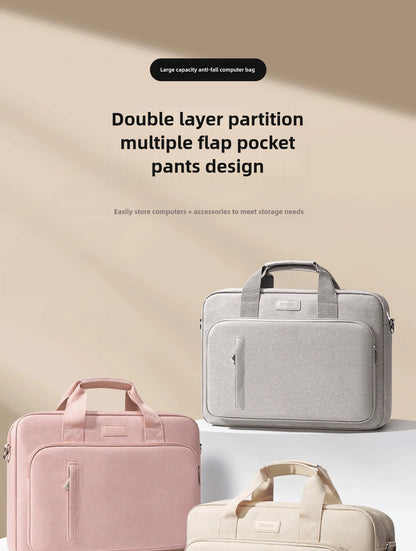 Laptop Bag case 13.3 14 15.6 17.3 inch Waterproof Notebook Bag for Macbook Air Pro 13 15 Computer Shoulder Handbag Briefcase Bag