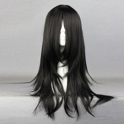 Anime Kuchiki Byakuya Cosplay Costume wig Kimono Gotei 13 Captain White Cloak Combat Uniform Adult Man Halloween Carnival Suit