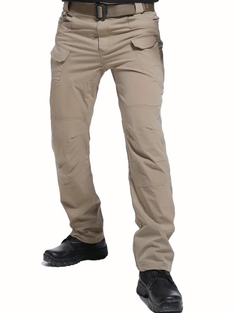 Men's Outdoor Multi Functional Tactical Pants, Multi Pocket Outdoor Hiking Sweatpants, Water-repellent, wear-resistant