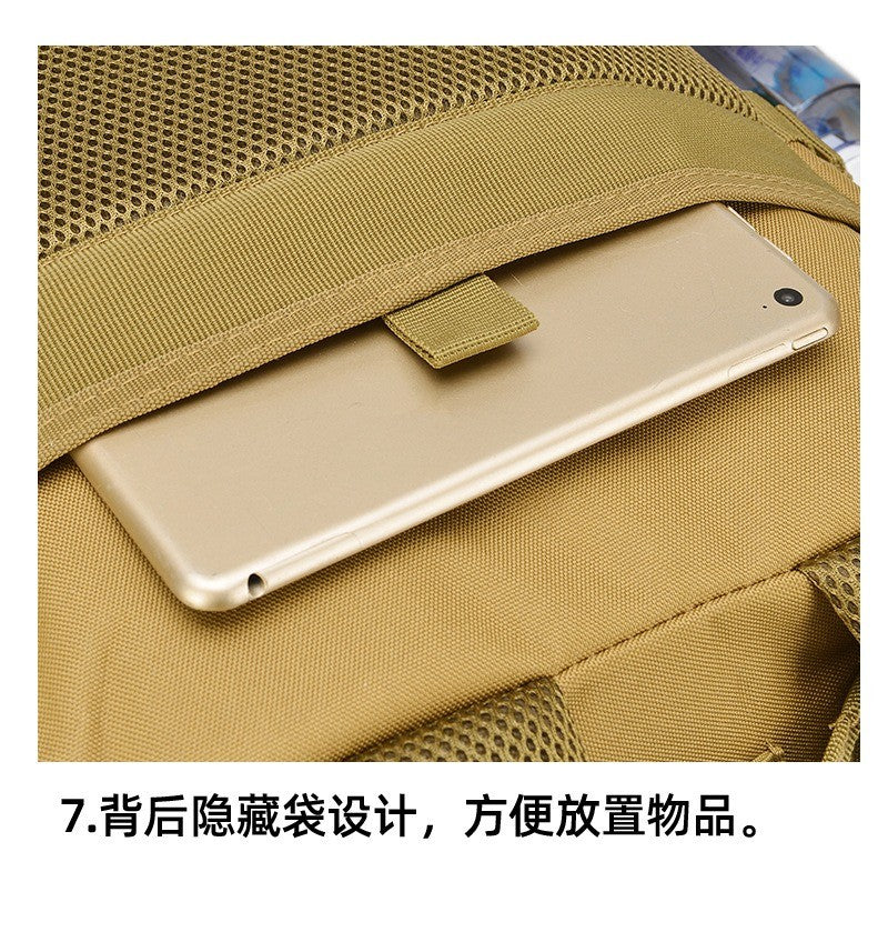 45L Men's Outdoor backpack Molle Backpack Hiking Backpack with bottle Stand Outdoor Hiking bag Fitness Backpack