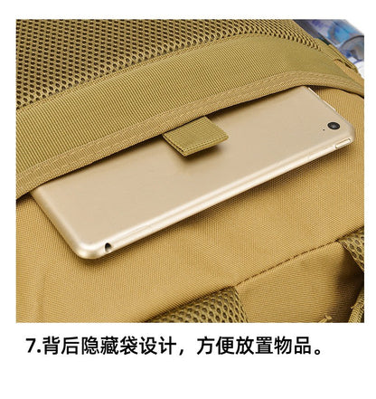 45L Men's Outdoor backpack Molle Backpack Hiking Backpack with bottle Stand Outdoor Hiking bag Fitness Backpack