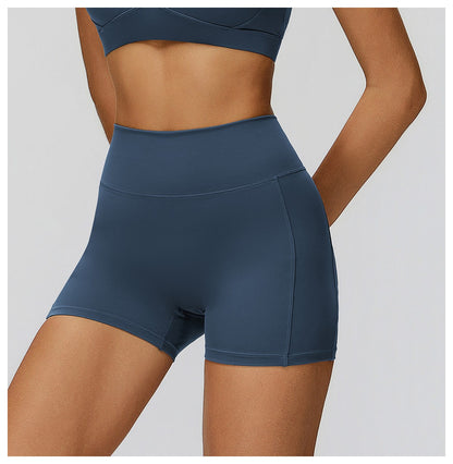 Women Yoga Shorts Gym Cycling Running Workout Scrunch Butt Women High Waist Sports Shorts Fit Mesh for Fitness Hip Lifting Yoga