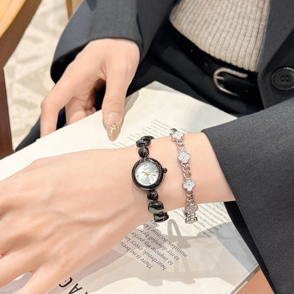 GEDI Bracelet Watch Woman Fashion Casual Simple Quartz Ladies Watches Luxury Vintage Niche Women's Wristwatches Gifts