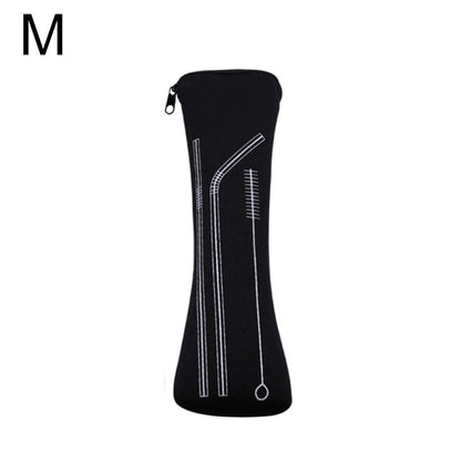 Tableware Bag Box Cutlery Storage Bag Portable Travel Fork Spoon Knife Dinnerware Packaging Pouch Storage Case with Zipper