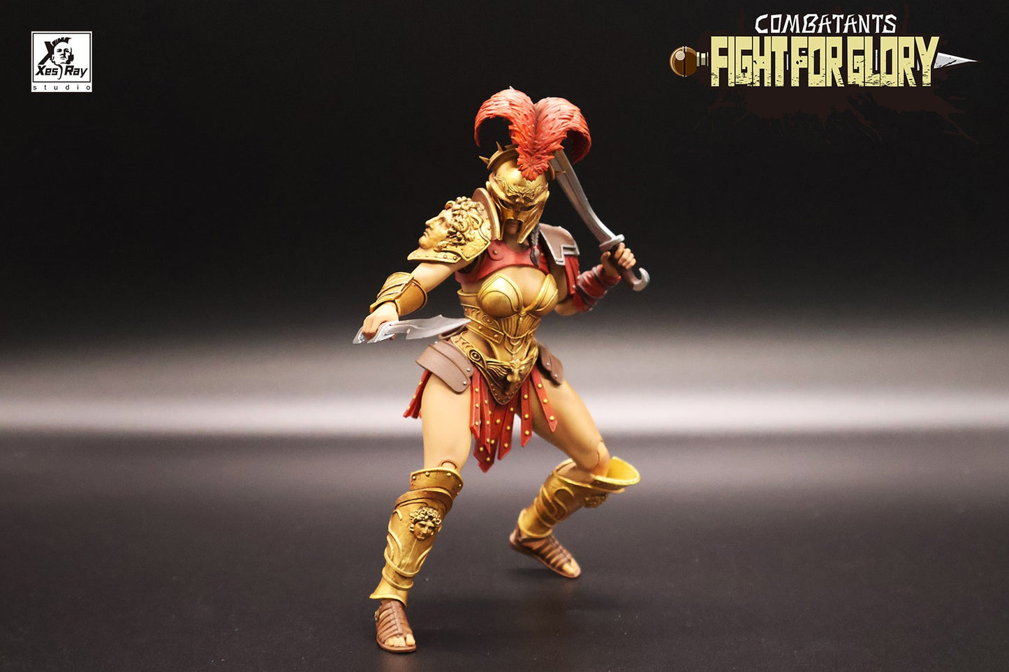 [Pré-Venda] XesRay Fight For Glory 1/12 Action Figure Combatants Wave 6 Cassia Berenice Medocus o Trácio Modelo de Anime Para Presente