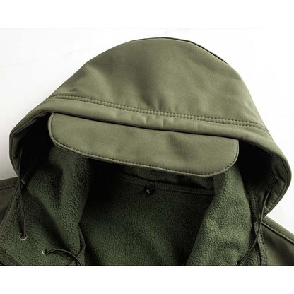 Conjunto de Jaqueta Tática Corta-vento, Impermeável e à Prova de Frio para Inverno 2025, Conjunto de Pesca, Jaqueta Grossa de Algodão Quente, Conjunto de Montanhismo