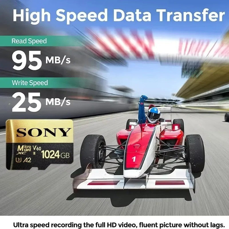 -Original-Sony-2TB Micro TF SD Card 1TB SD Memory Card 128GB 256GB U3 4K Full HD TF Memory Flash Cards for Xiaomi Phone Computer
