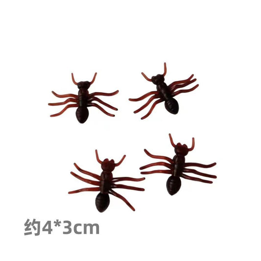 12/24pcs Halloween Simulation Bug Cockroach Spider Centipede Scorpion Plastics Prank Bug Funny 2025 Halloween DIY Decoration