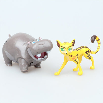 12Pçs/Conjunto Filme Desenho Animado O Rei Leão Simba Nala Timão Modelo Estatueta PVC Figuras de Ação Coleção de Brinquedos Clássicos Presentes Infantis