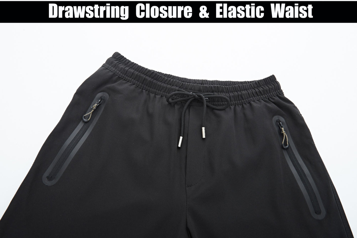 TACVASEN Outdoor Pants Men Quick Dry Straight Running Hiking Pants Elastic Lightweight Yoga Fitness Exercise Sweatpants Joggers