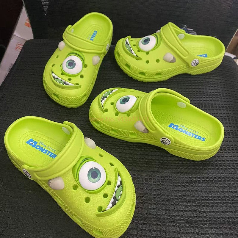 Disney Mcqueens Pixar Desenho Animado Chinelos Impermeáveis Sólidos Sandálias de Buraco Sandálias de Praia ao Ar Livre Sandálias Casuais Respiráveis Sapatos de EVA Adulto Presente