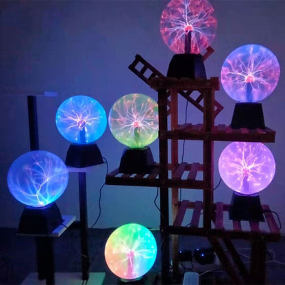 Magic Plasma Ball Lamp Touch Glass LED Night Light Atmosphere Lights Christmas Party Bedroom Decor Kids Birthday Gift Toy
