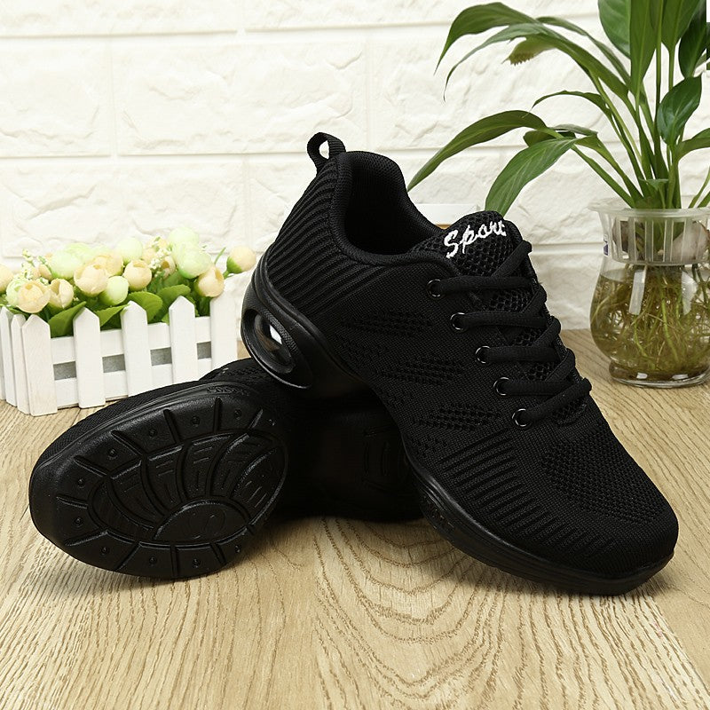 Women Dance Shoes Jazz Ballroom Dancing Comfortable Lady PU Soft Outsole Training Breathable Modern Tango Dance Sneakers