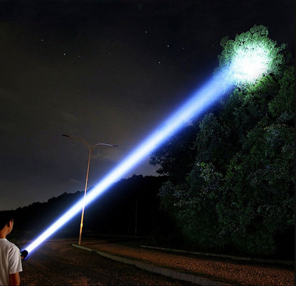 Ultra Powerful Windproof Fire Starting Flashlight Rechargeable High Power Torch Focused Light Source Can Light A Flame Lantern