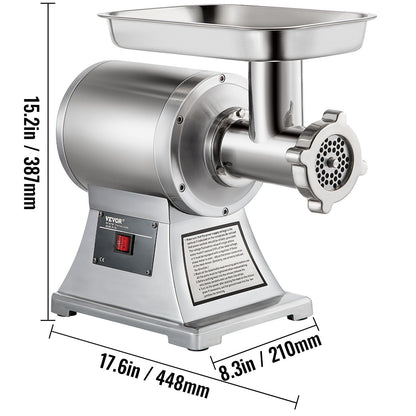SucceBuy 122 Kg/H 250 KG/H Moedor de Carne Elétrico Picador Processador de Alimentos Pesado Eletrodomésticos Máquina Moedora Comercial