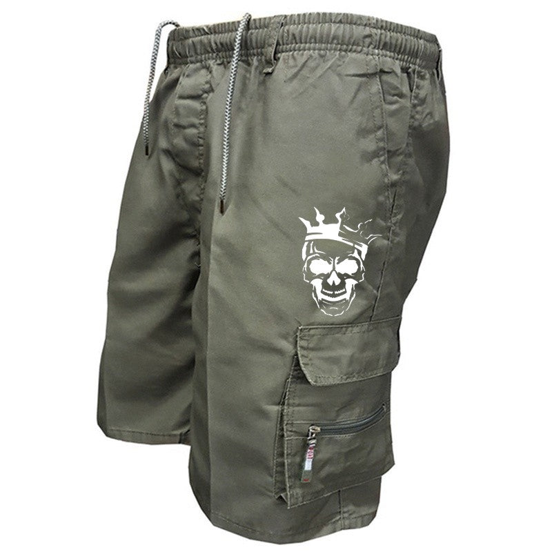 New fashionable multi-pocket men's casual shorts fitness loose casual pants camouflage tactical shorts
