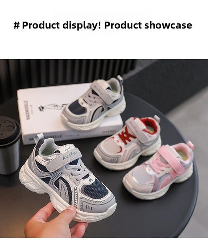 2025 Spring Autumn New Boys Kids Sport Shoes Girl Baby Toddler Mesh Breathable Casual Running Shoes Soft Soled Children Sneakers