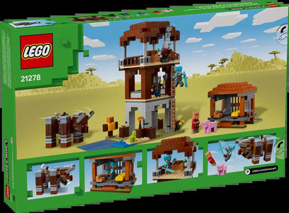 LEGO Blocos de Montar Meu Mundo Posto Avançado Predador e Blocos de Montar Clássicos Predador Brinquedos Presentes Infantis