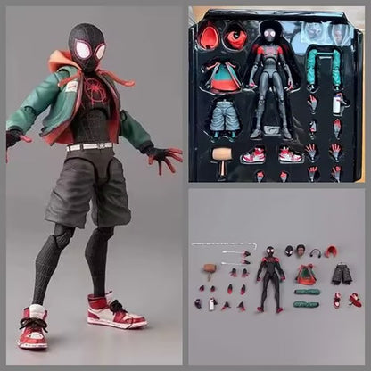 Marvel Homem-Aranha Modelo de Evento Homem-Aranha Miles · SV · SHF · Morales Penny · Parker Estátua de Brinquedo de Personagem de Anime