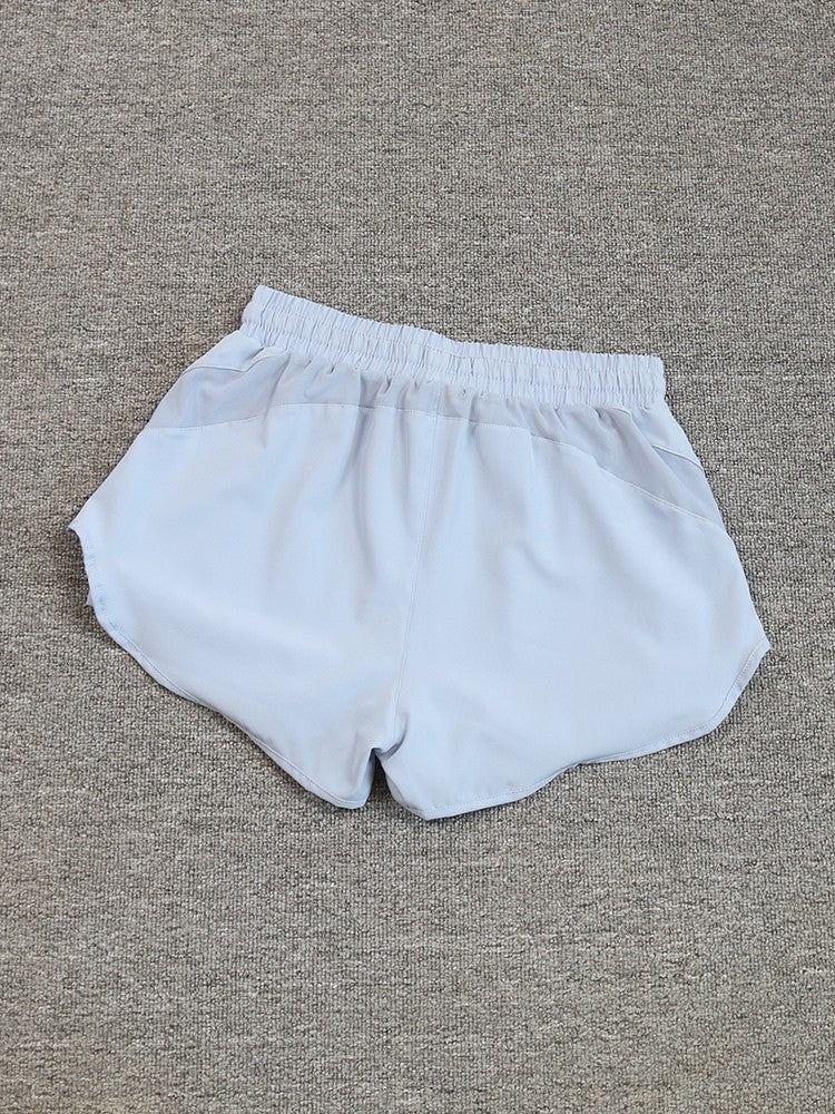 2024 summer cross-border foreign trade Fitness running exercise shorts women's breathable quick-drying anti-exposure short pants