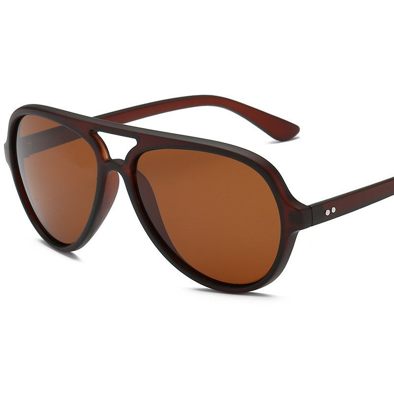 MIZHO 4125 Trendy Women Sunglasses Unisex Brand Designer Plastic Pilot Polarized UV Protector Sun Glasses Ladies