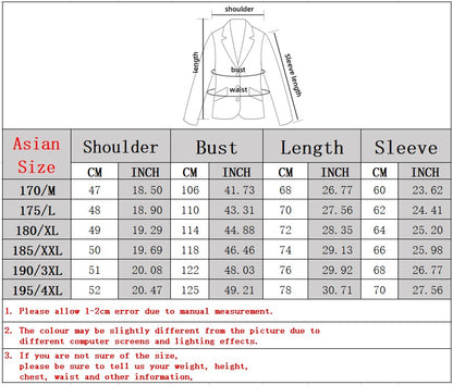 2025 Spring  Autumn New Blue Checkered Non-iron Suit Jackets for Men,black Light Business Casual Men Blazer Slim Fit, Asian Size