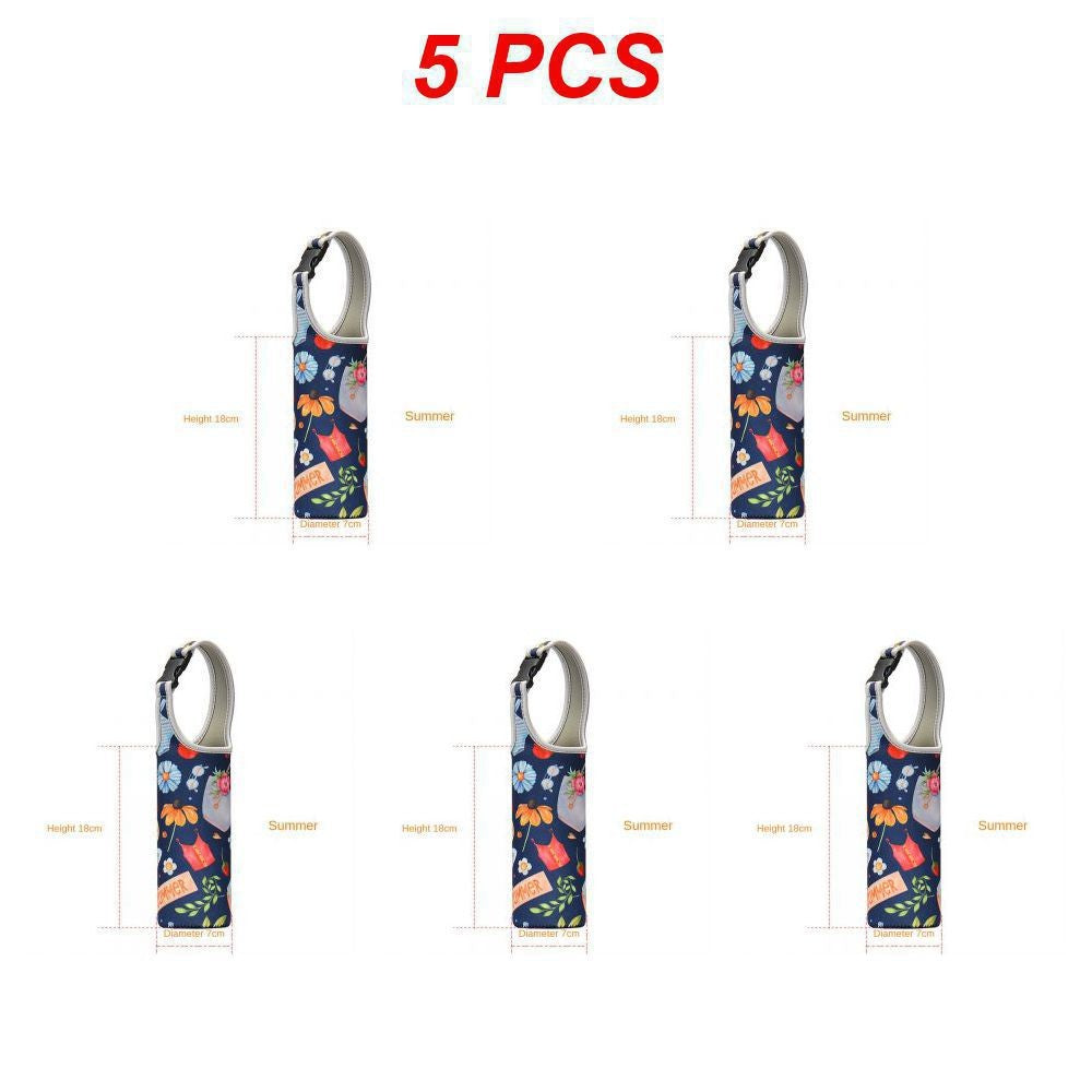 Baby Bottle Cover Portable Water Bottle Case Sleeve Sports Insulation Water Bottle Covers Pouch With Strap Holder Bottle Bag