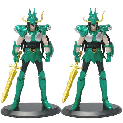 Saint Seiya Action Figurine Ikki Hyoga Seiya Shiryu Standing Myth Cloth Knights of The Zodiac Figures Model Toys Children's Gift