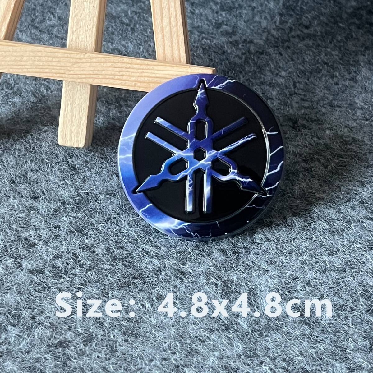 Para adesivo de motocicleta Yamaha 3D, decalque de logotipo de emblema