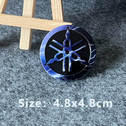 Para adesivo de motocicleta Yamaha 3D, decalque de logotipo de emblema