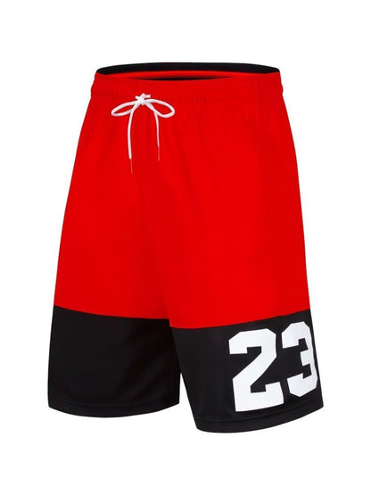 Fashionable Biker Riding Sports Shorts Loose Basketball Gym Breathable Shorts Quick Dry  Fitness Training Workout Male Shorts