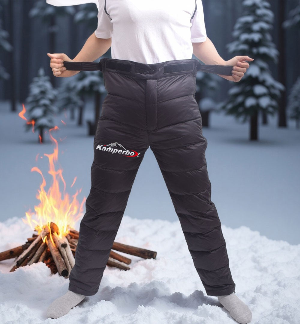 Kamperbox Down Pants Men,Winter Hiking Pants Men Trekking Pants Men Winter Trousers Down Pants Winter Pants Men