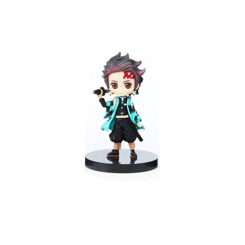 Anime Demon Slayer Figura Kimetsu No Yaiba Q Posket Kamado Tanjirou Kamado Nezuko Brinquedo Infantil