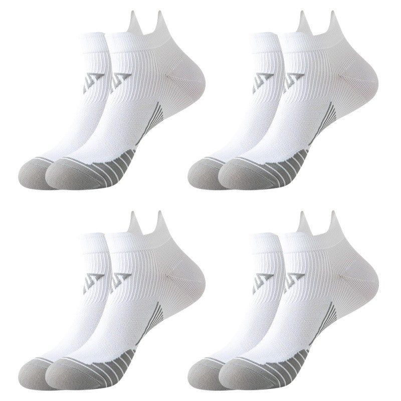 4pairs/Lot Woman Men's Socks Compression Breathable Basketball Sports Cycling Running Towel Socks High Elastic Tube Socks
