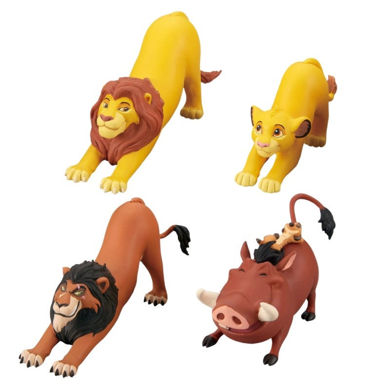 O Rei Leão Boneco Articulado Nobism Ovo Torcido Simba Mufasa Modelo de Boneco Anime Brinquedo Infantil Enfeite Decorativo