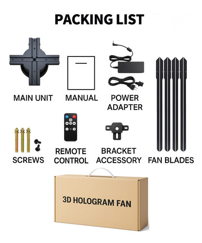 16.5 inch 3D Hologram Fan Display LED Advertising Projector for Business Promotion Wall Mounted Digital Signage Device