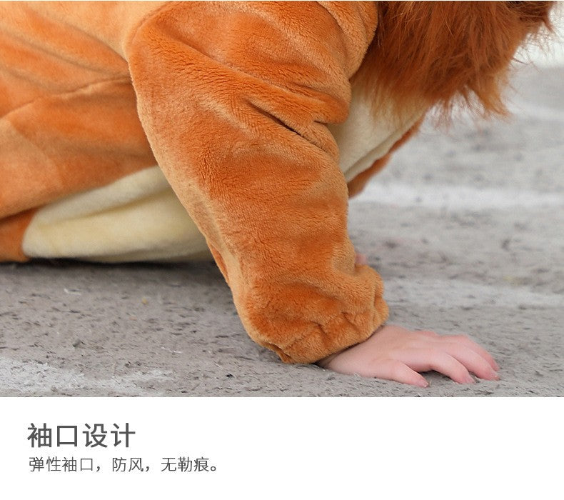 Christmas Costumes Infants Toddlers Halloween Cosplay Lion Costume Kids' Animal Jumpsuit Outfit Snowsuit