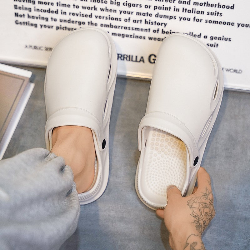 Men Outdoor Sandals Beach Comfortable Clogs Soft Slides Men Casual Shoes Garden Shoes  Lazy Shoes Are Lightweight and Versatile