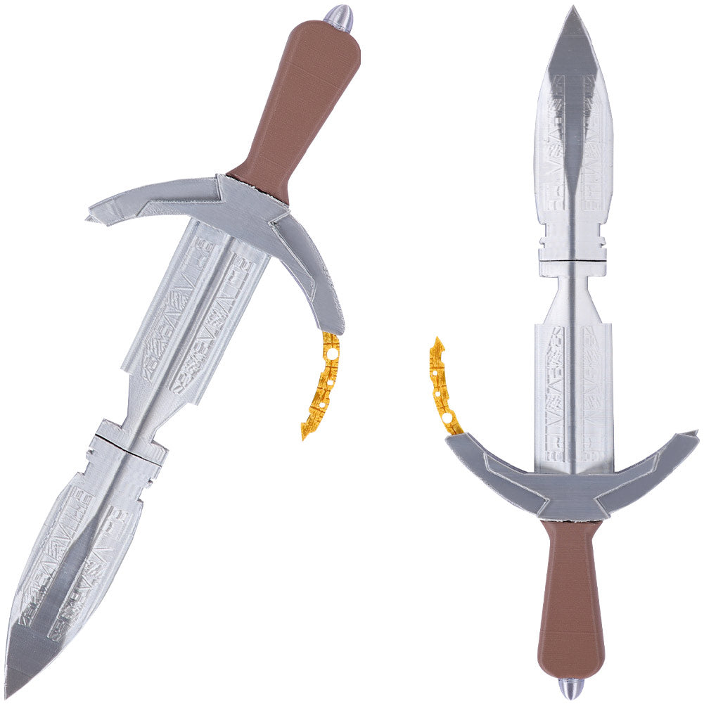 Movie Rey Cosplay Plastic Sword Prop Assassin Daggers Skywalker Costume Accessories Halloween Carnival Weapons Roleplay Ornament