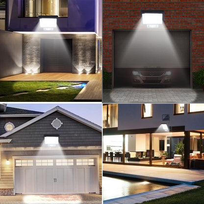 117 COB Solar Wall Lamp Motion Sensor Led Solar Lights 3 Modes with Remote Control Outdoor Waterproof Lamp for Garden Yard Decor