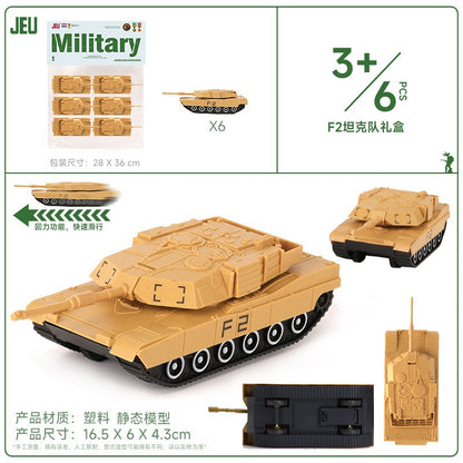 ViiKONDO Bonecos Soldados Exército Brinquedos Modelo Veículo Militar Acessórios Jogo de Guerra Tanque Radar Lançador de Mísseis Artilharia Caça Quartel Ponte
