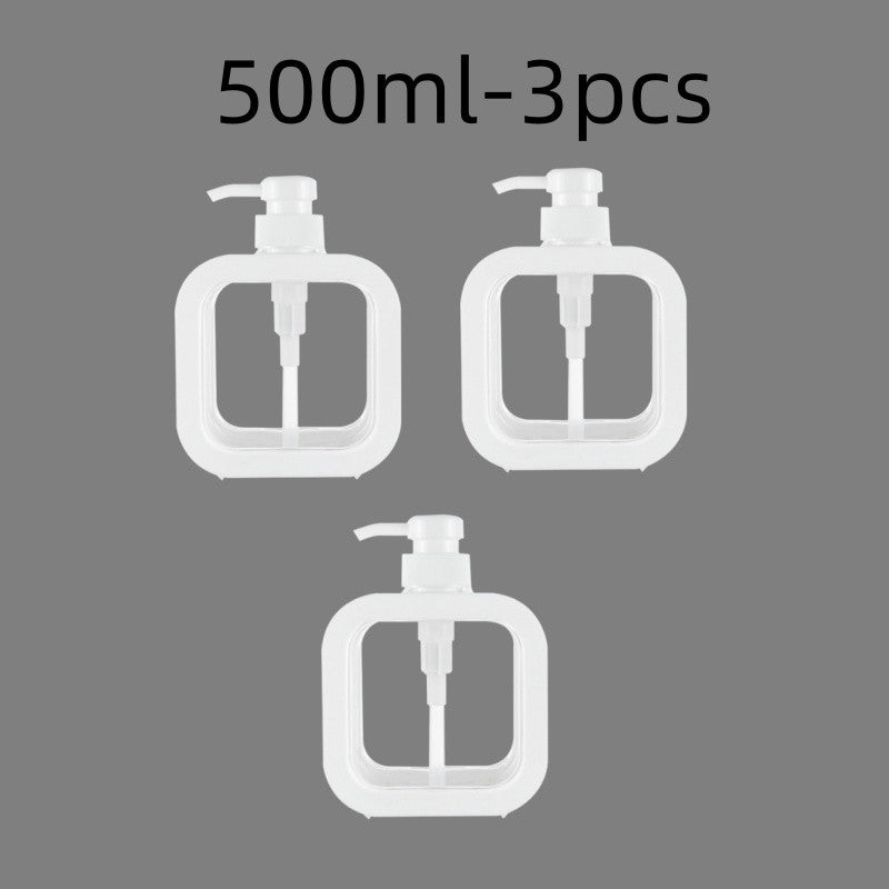300/500ml Bathroom Soap Dispensers Refillable Lotion Shampoo Shower Gel Holder Portable Travel Dispenser Empty Bath Pump Bottle