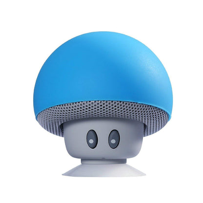 Mini Bluetooth Speakers Cute Mushroom Design Portable Wireless Sound Box For PC Suction Cup Phone Holder Walkman for Girls Pink