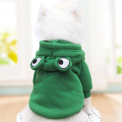 Roupas de cachorro fofas de frutas para cães pequenos, moletons de lã quente para animais de estimação, fantasia de filhote de gato, casaco para terno de jaqueta de chihuahua francês