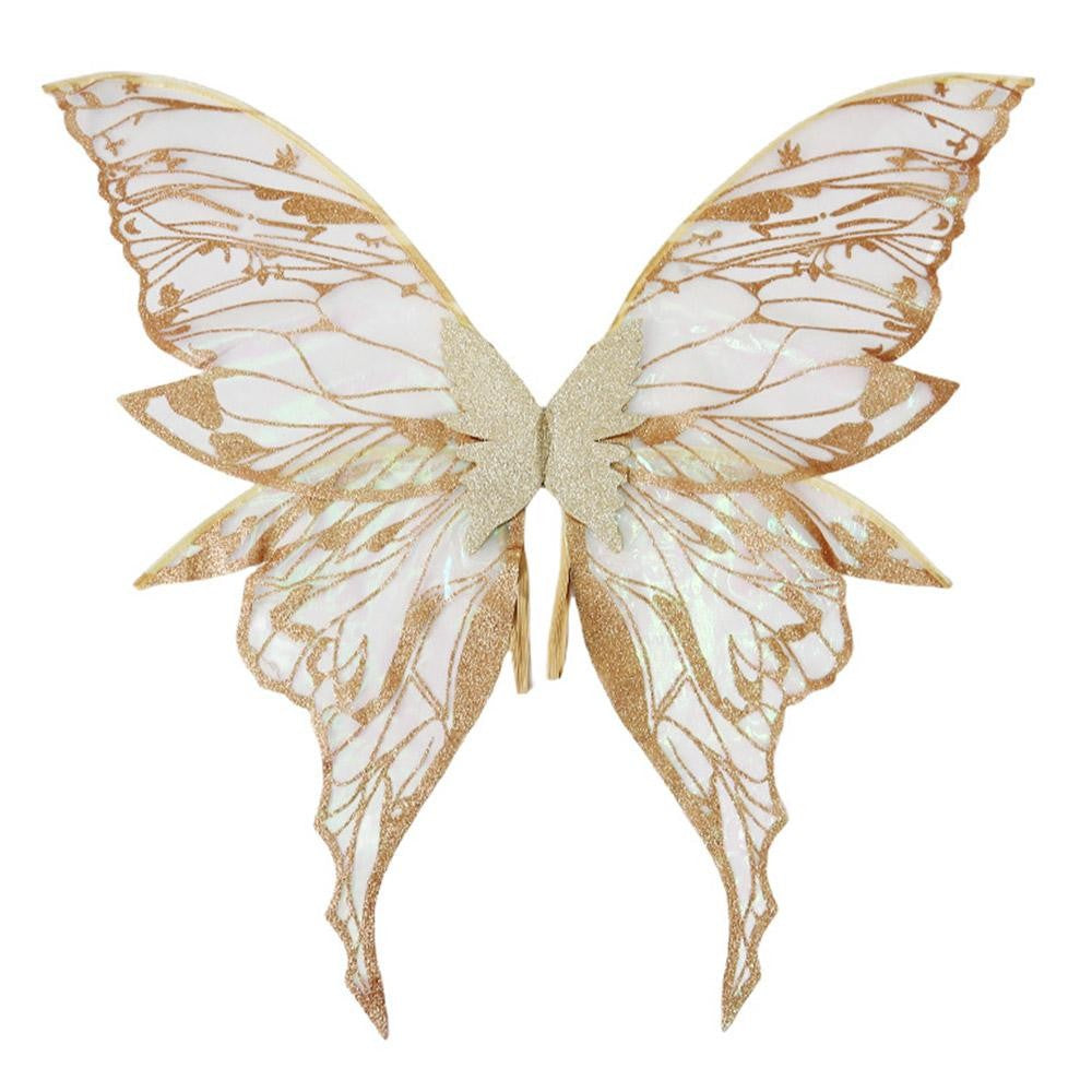 1PC Adults Fairy Wings Girls Sparkling Angel Wings Butterfly Costume Wings Halloween Costume Dress up Party Favor Christmas Gift