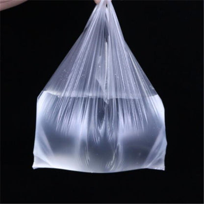 100pcs Transparent Bags Shopping Bag Plastic Supermarket Bags