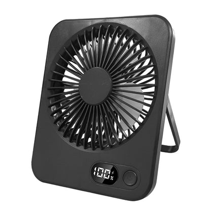 Desk Fan Portable Mini Fan Foldable Table Fan With 5 Gear USB Rechargerable Wall Fan Student Desktop Hang Fan For Office Home