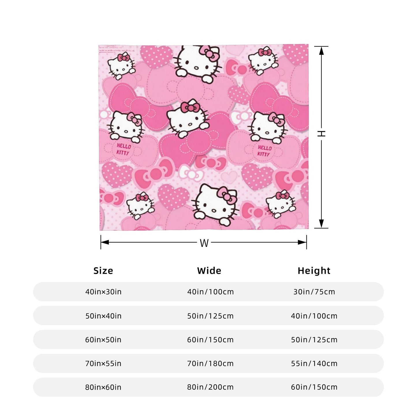Hello Kitty Passeia de Bicicleta Pelúcia Cobertores Ótimas Mantas para Sofá Cama Sala de Estar 150*125cm Colcha