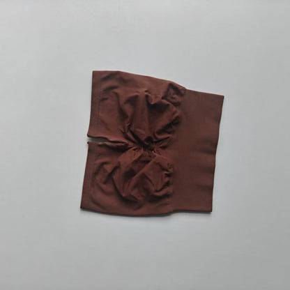 Yoga Shorts Peach Hot Girls Three-Cross Pants High Waist Knitted Pressure Running Sport Elastic Belly Lifting Butt Tight Pants