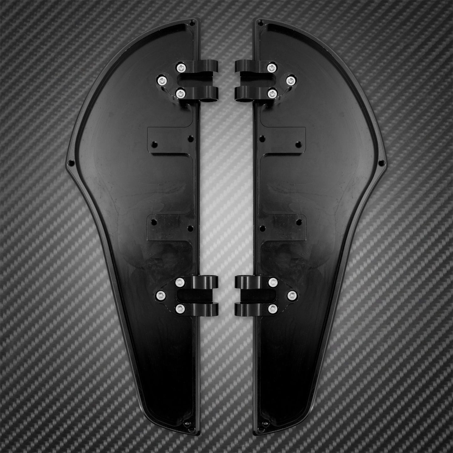 Pedaleiras Antiderrapantes Dianteiras para Motocicleta Harley Softail Fatboy Deluxe Touring Electra Glide FLHR